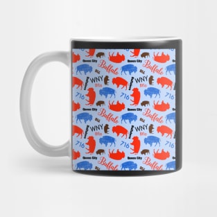 Buffalo New York WNY 716 BuffaLove Pattern Mug